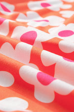 Load image into Gallery viewer, Flower Print Short Sleeve Shirt Pajamas Set - Fashion Queen