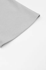 Load image into Gallery viewer, Black Textured Loose Fit T Shirt and Drawstring Pants Set - Fashion Queen