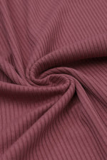 Load image into Gallery viewer, Black Solid Color Ribbed Crop Top Long Pants Set - Fashion Queen