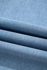 Load image into Gallery viewer, Peach Blossom Acid Washed High Rise Cropped Wide Leg Jeans