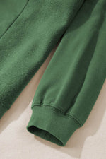 Load image into Gallery viewer, Black Loose Patchwork Crewneck Plus Size Sweatshirt - Fashion Queen