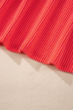 Load image into Gallery viewer, Carbon Grey Corded Knit Long Sleeve Top and High Waist Shorts Set - Fashion Queen