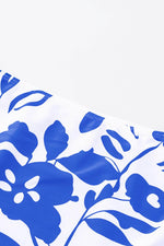 Load image into Gallery viewer, Black Square Neck Sleeveless Fashion Print Tankini Set - Fashion Queen