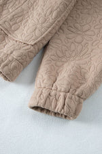 Load image into Gallery viewer, White Floral Quilted Jacket - Fashion Queen