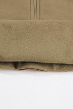 Load image into Gallery viewer, Bonbon Fleece Lined Zip Up Stand Collar Thumbhole Sleeve Sweatshirt - Fashion Queen