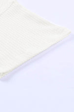 Load image into Gallery viewer, Black Waffle Knit Drop Shoulder Loose Top - Fashion Queen