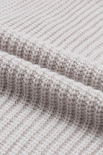 Load image into Gallery viewer, Gray Oversized Fold Over Sleeve Open Front Cardigan - Fashion Queen - 14