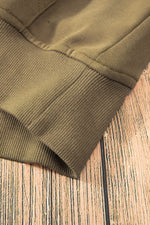 Load image into Gallery viewer, Valerian Quarter Zip Stand Neck Kangaroo Pocket Sweatshirt - Fashion Queen