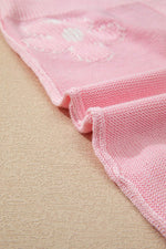 Load image into Gallery viewer, Black Floral Print Knitted Open Front Loose Cardigan - Fashion Queen