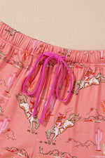 Load image into Gallery viewer, Blossom Cowgirl Country Print Pajamas Set - Fashion Queen