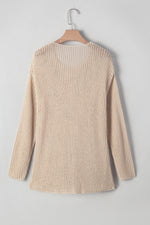 Load image into Gallery viewer, Coral Crochet Hollow-out Jumper Top Sweater - Fashion Queen - 22