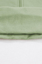 Load image into Gallery viewer, Bonbon Fleece Lined Zip Up Stand Collar Thumbhole Sleeve Sweatshirt - Fashion Queen