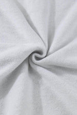 Load image into Gallery viewer, White Fleece Lined Kangaroo Pocket Drawstring Chunky Hoodie - Fashion Queen