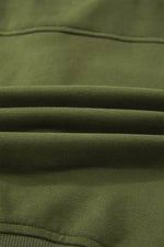 Load image into Gallery viewer, Valerian Quarter Zip Stand Neck Kangaroo Pocket Sweatshirt - Fashion Queen