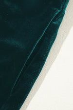 Load image into Gallery viewer, Black Solid Drawstring Waist Wide Leg Pants - Fashion Queen