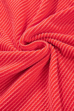 Load image into Gallery viewer, Carbon Grey Corded Knit Long Sleeve Top and High Waist Shorts Set - Fashion Queen