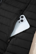 Load image into Gallery viewer, Myosotis Solid Color Quilted Zip-up Puffer Jacket - Fashion Queen