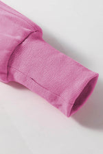 Load image into Gallery viewer, Bonbon Fleece Lined Zip Up Stand Collar Thumbhole Sleeve Sweatshirt - Fashion Queen