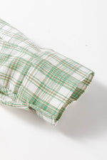 Load image into Gallery viewer, Black Checkered Print Loose Fit Buttoned Hooded Shacket - Fashion Queen