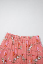 Load image into Gallery viewer, Blossom Cowgirl Country Print Pajamas Set - Fashion Queen