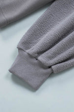 Load image into Gallery viewer, Black Flap Pocket Drawstring Hood Zip Up Jacket - Fashion Queen