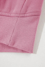 Load image into Gallery viewer, Bonbon Fleece Lined Zip Up Stand Collar Thumbhole Sleeve Sweatshirt - Fashion Queen