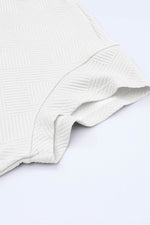 Load image into Gallery viewer, Black Textured Loose Fit T Shirt and Drawstring Pants Set - Fashion Queen