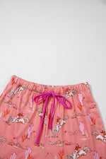 Load image into Gallery viewer, Blossom Cowgirl Country Print Pajamas Set - Fashion Queen