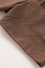 Load image into Gallery viewer, Black Textured Long Sleeve Top and Drawstring Shorts Set - Fashion Queen