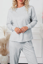 Load image into Gallery viewer, Long Sleeve Pullover and Jogger Pants Lounge Set - Fashion Queen