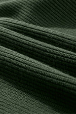 Load image into Gallery viewer, Black Lantern Sleeve V Neck Knot Back Sweater - Fashion Queen