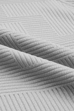 Load image into Gallery viewer, Black Textured Long Sleeve Top and Drawstring Shorts Set - Fashion Queen