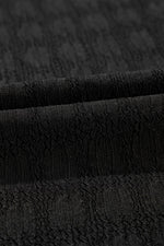 Load image into Gallery viewer, Light French Beige Lattice Textured Split Neck Tank Top - Fashion Queen