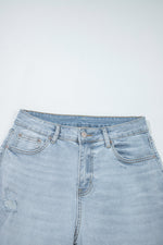 Load image into Gallery viewer, Beau Blue Mid Rise Ankle-Length Distressed Skinny Jeans