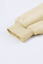 Load image into Gallery viewer, Black Flap Pocket Drawstring Hood Zip Up Jacket - Fashion Queen