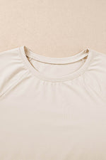 Load image into Gallery viewer, Seagrass Raw Hem Loose Tee and Wide Leg Pants Set - Fashion Queen