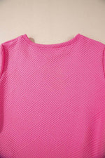 Load image into Gallery viewer, Black Solid Color Textured Long Sleeve Shift Dress - Fashion Queen