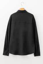 Load image into Gallery viewer, White Pure Color Patch Pocket Shirt