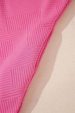 Load image into Gallery viewer, Black Solid Color Textured Long Sleeve Shift Dress - Fashion Queen