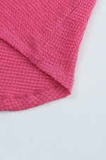 Load image into Gallery viewer, Black Waffle Knit Button Up Casual Shirt - Fashion Queen