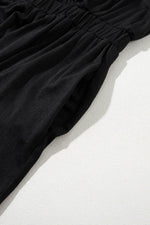 Load image into Gallery viewer, Jungle Green Deep V Pleated Crisscross Wide Leg Backless Jumpsuit - Fashion Queen