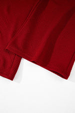 Load image into Gallery viewer, Black Textured Loose Fit T Shirt and Drawstring Pants Set - Fashion Queen