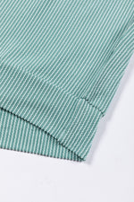 Load image into Gallery viewer, Multicolor Color Block Long Sleeve Ribbed Loose Top - Fashion Queen -  16