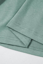 Load image into Gallery viewer, Green Textured V Neck Flutter Sleeve Ruffled Maxi Dress - Fashion Queen