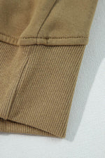 Load image into Gallery viewer, Valerian Quarter Zip Stand Neck Kangaroo Pocket Sweatshirt - Fashion Queen