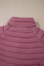 Load image into Gallery viewer, Myosotis Solid Color Quilted Zip-up Puffer Jacket - Fashion Queen