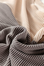 Load image into Gallery viewer, Multicolor Color Block Long Sleeve Ribbed Loose Top