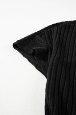 Load image into Gallery viewer, Parchment Solid Color Ribbed Short Sleeve Wide Leg Jumpsuit - Fashion Queen