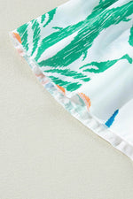 Load image into Gallery viewer, White Printed Tribal Bracelet Sleeve Buttoned Mini Dress - Fashion Queen