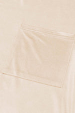 Load image into Gallery viewer, Apricot Chest Pocket Loose Fit T Shirt - Fashion Queen - 17